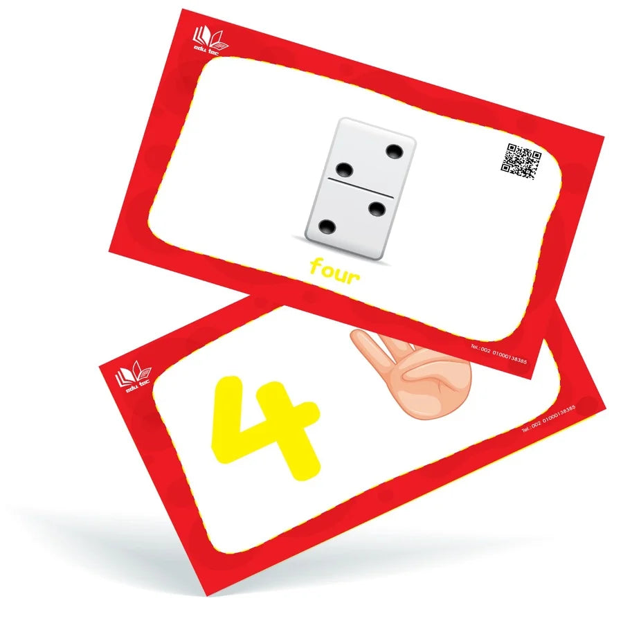 مجموعة بطاقات الحروف والأرقام