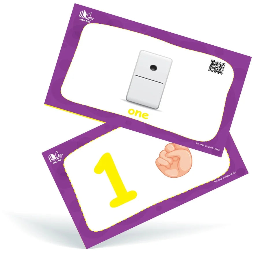 مجموعة بطاقات الحروف والأرقام