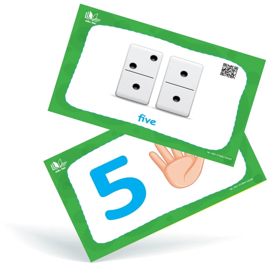 مجموعة بطاقات الحروف والأرقام