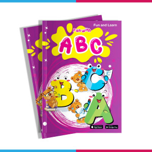 كتـــــاب ABC's لتعليم الحروف كاملة من A to Z (مناسب لسن 3 إلى 4 سنوات)